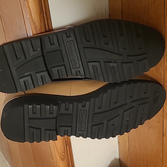 Franco Sarto Womens Brown, Black, and White Tassel Loafers - Picture 5 of 8